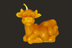 Bienenwachskerze Kuh