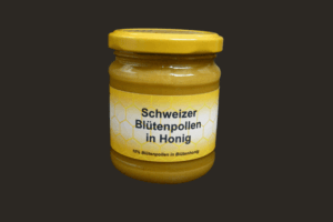Blütenpollen in Honig