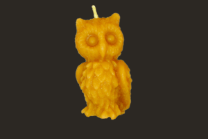 Bienenwachskerze Eule