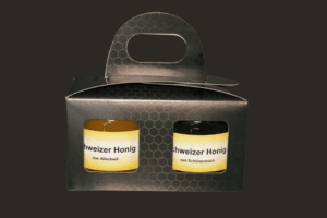 Geschenkpackung schwarz_gold 2x500g