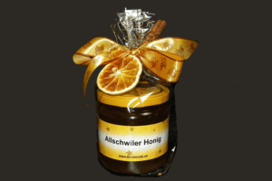 Honig weihnachtlich verpackt
